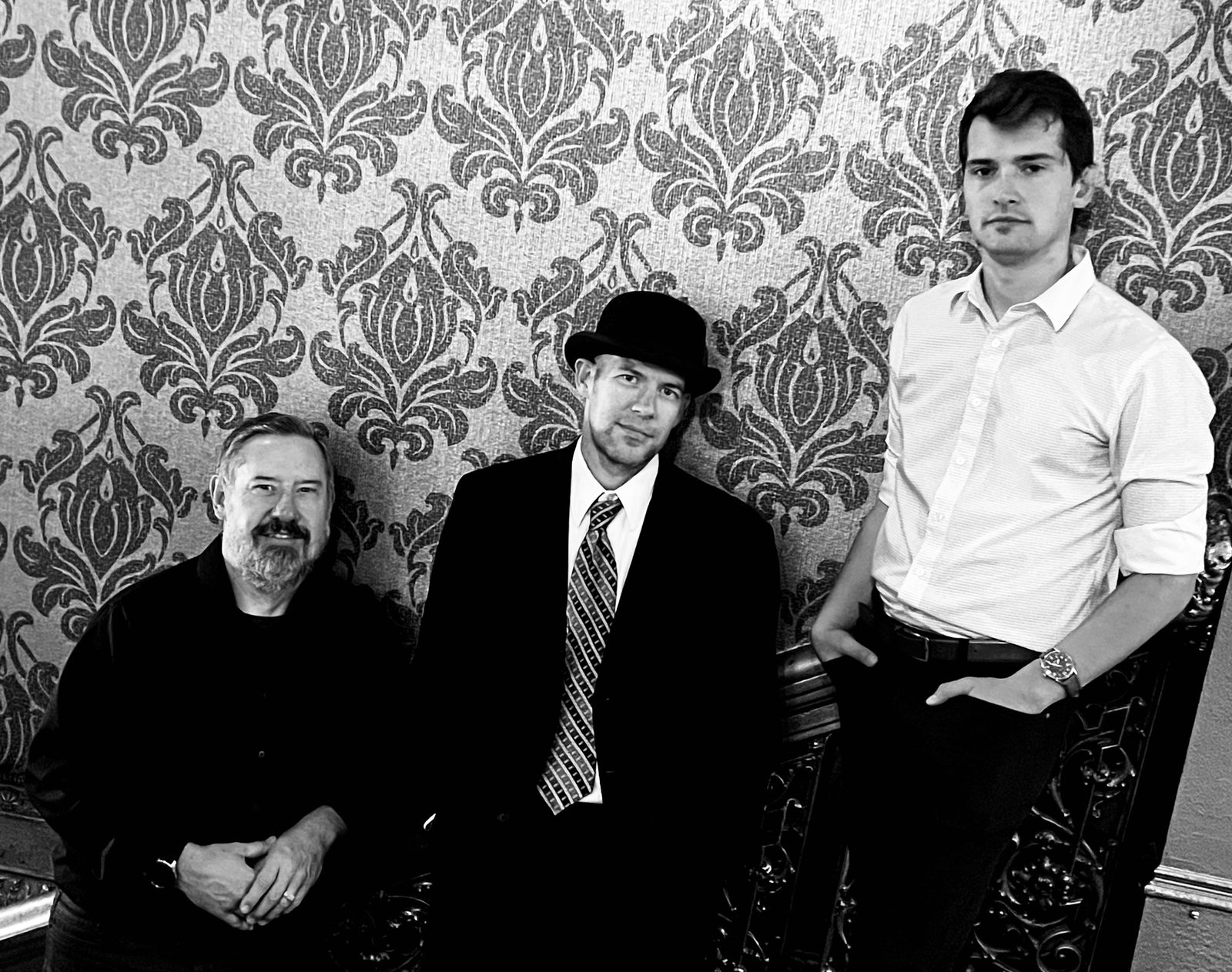 Little Moses Jones jazz trio playing a cocktail hour in Denver