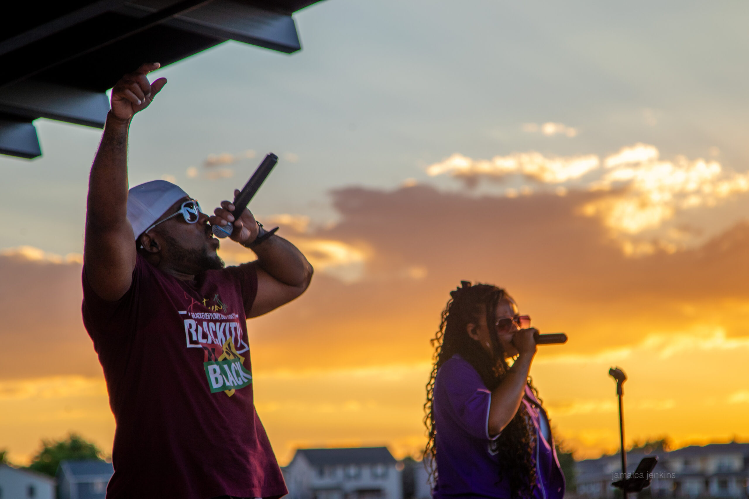 Little Moses Jones performing live at festival