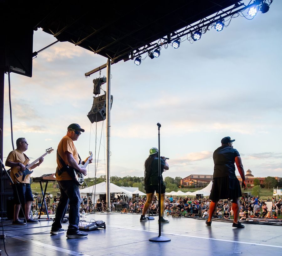 Little Moses Jones live at a Denver-area festival