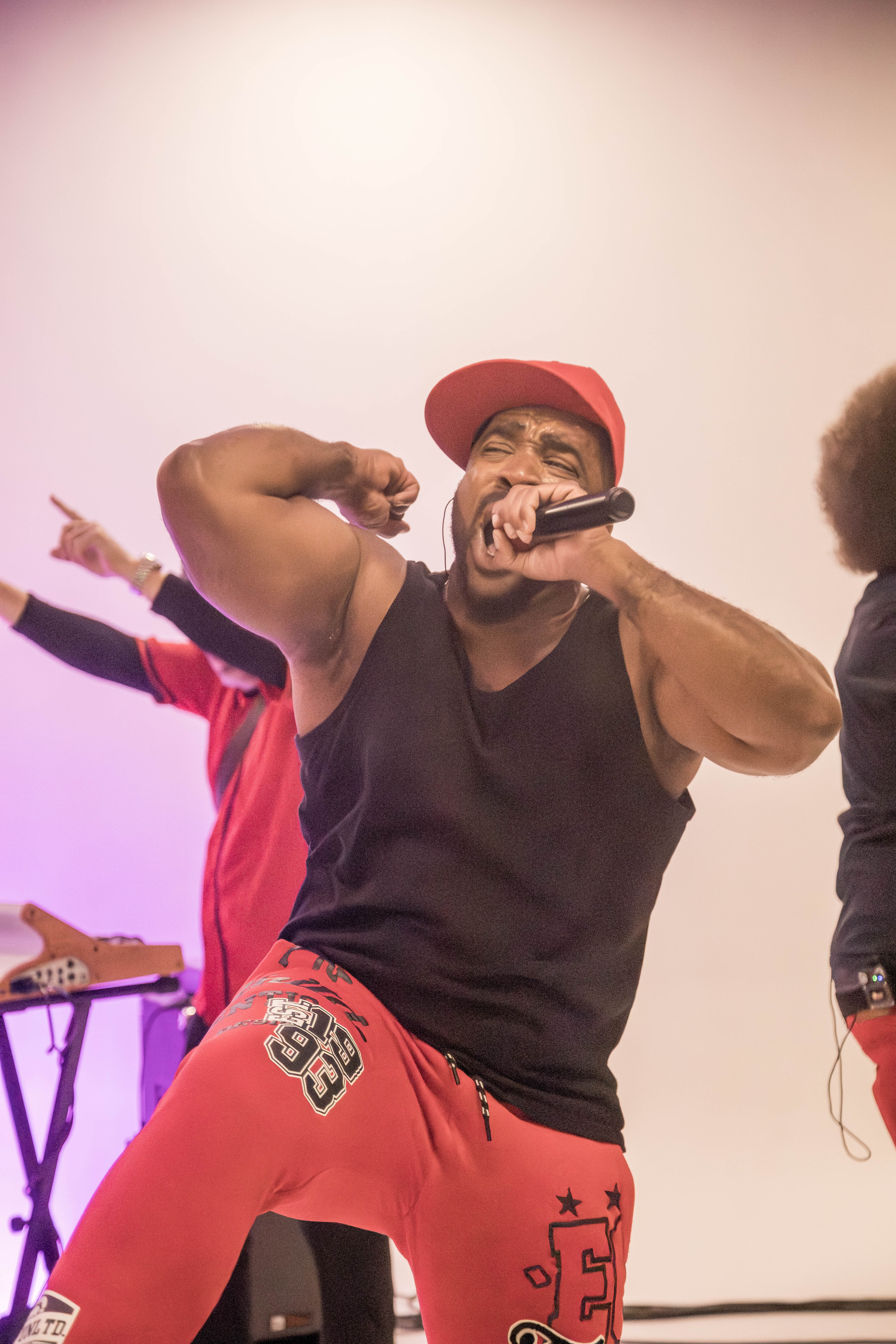 Little Moses Jones frontman performing