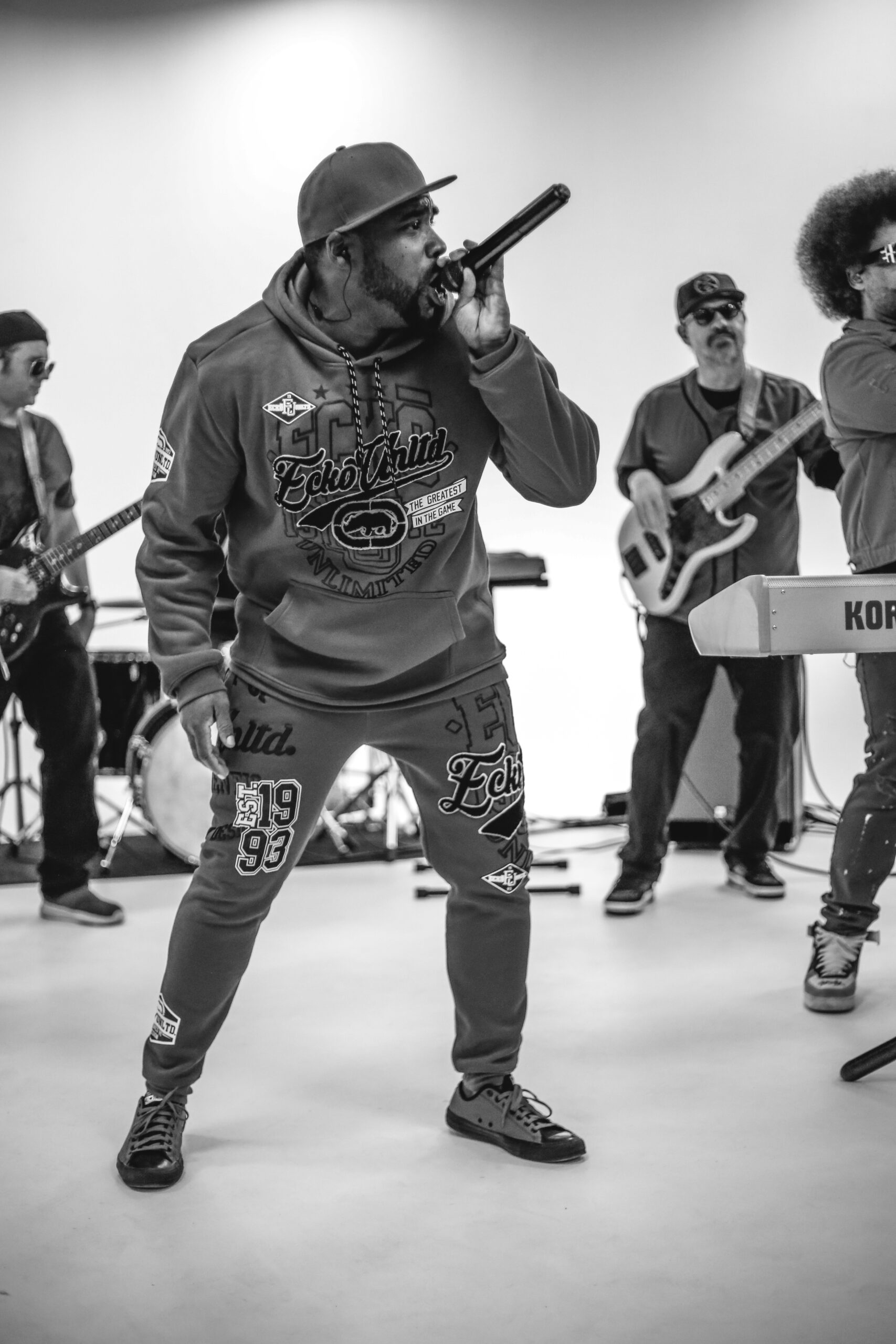 Little Moses Jones touring R&B and Hip-Hop band live on stage