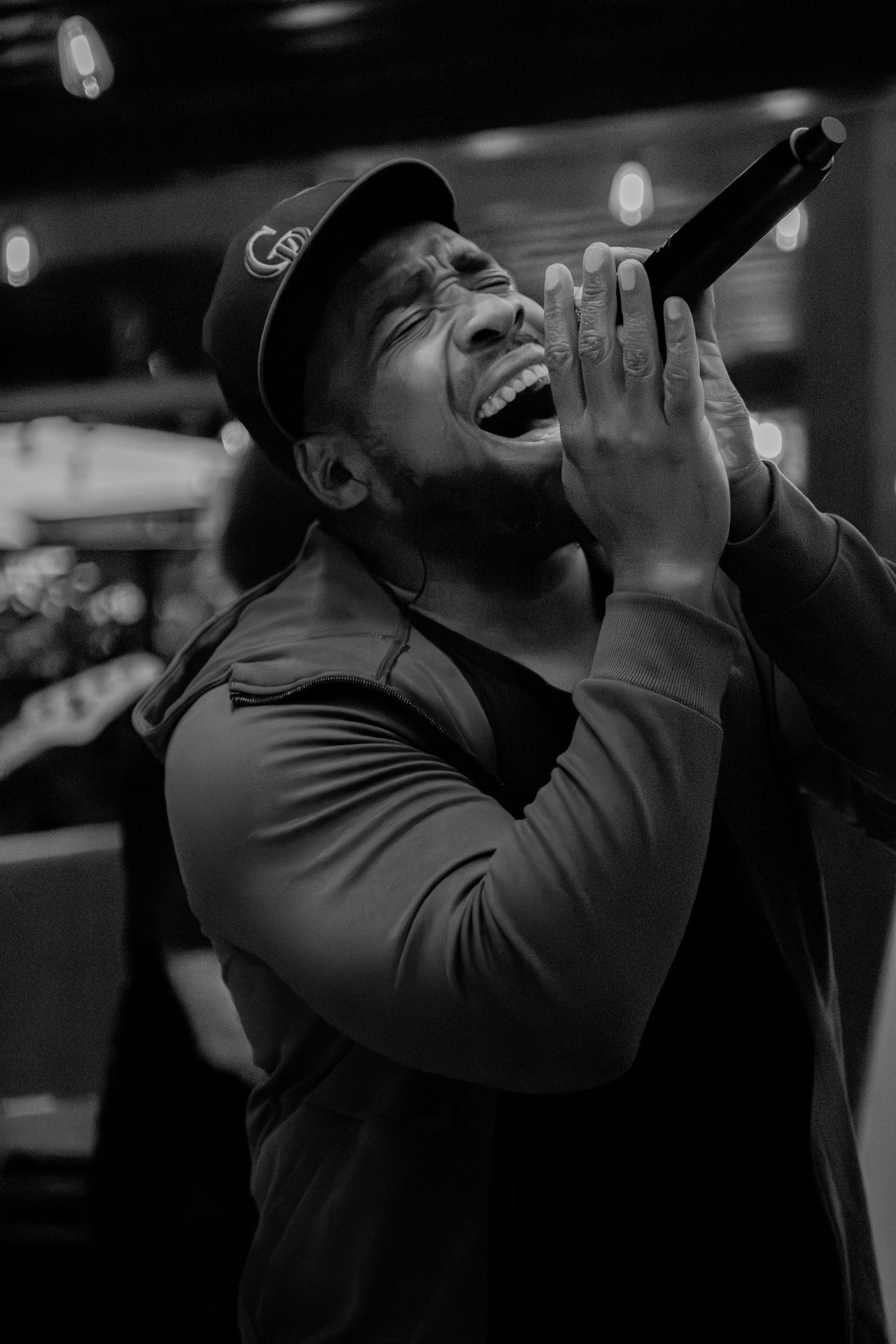 Bad Juju performing live with Little Moses Jones