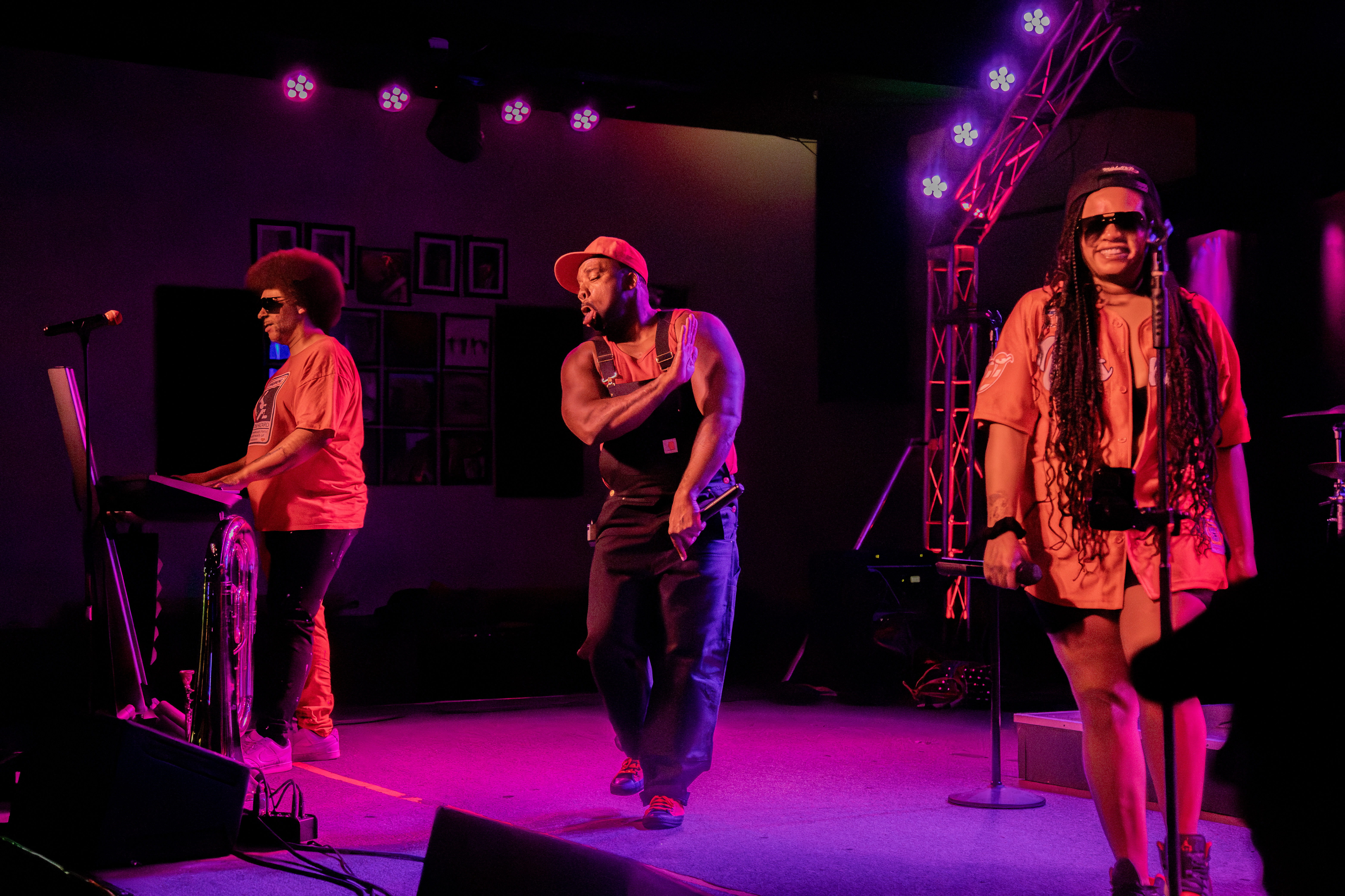Little Moses Jones full band performing live at a casino and resort venue