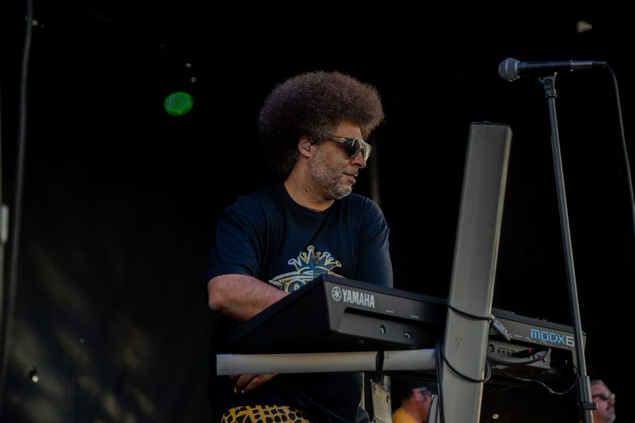 Little Moses Jones performing at Thornton Fest